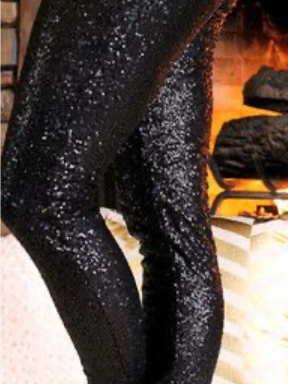 Akira Black Sequin Women’s Pants